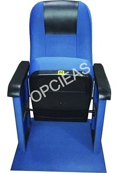 Push-back cinema chairs