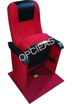 Push-back cinema chairs