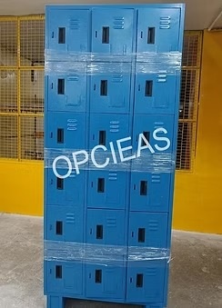 Steel storage lockers